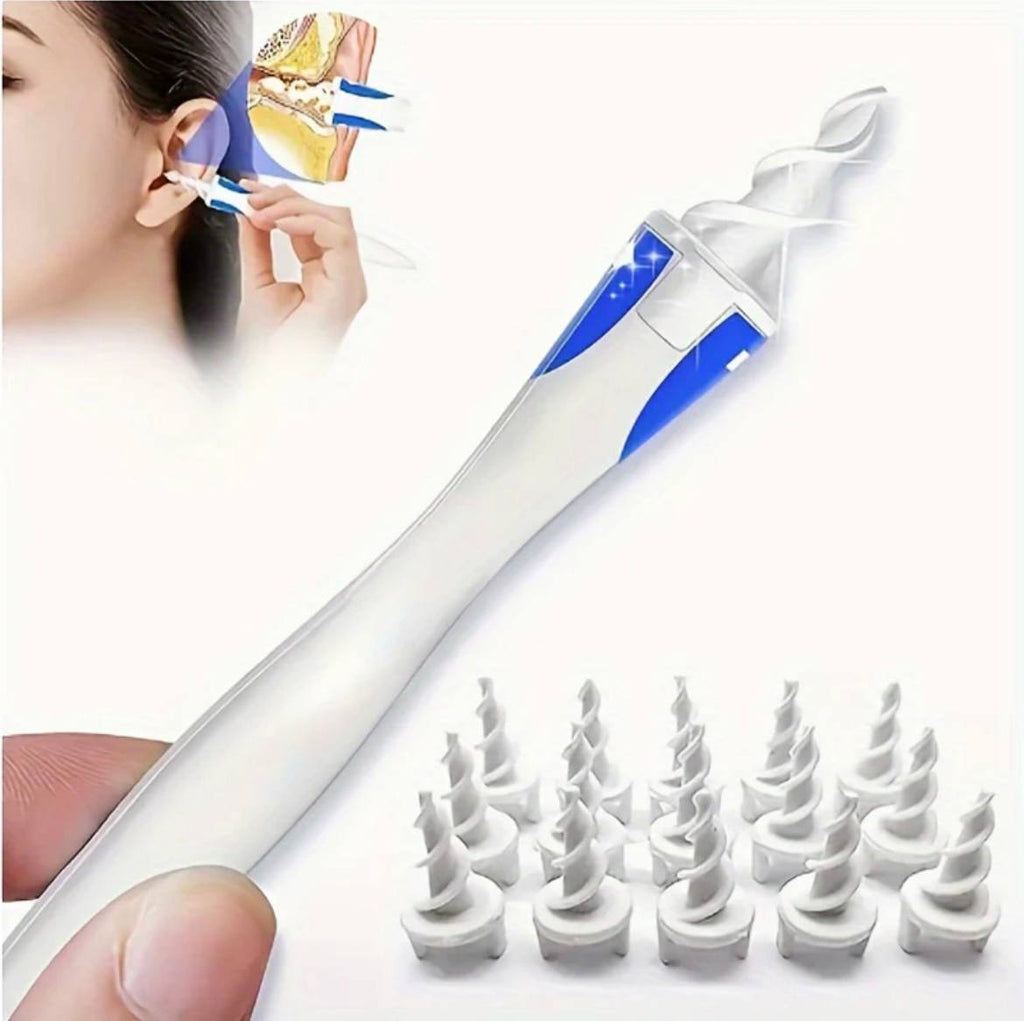 Smart Swab Silicon Easy Earwax Removal with 16 Replacement Disposable Soft Tips/Ear Wax Cleaner