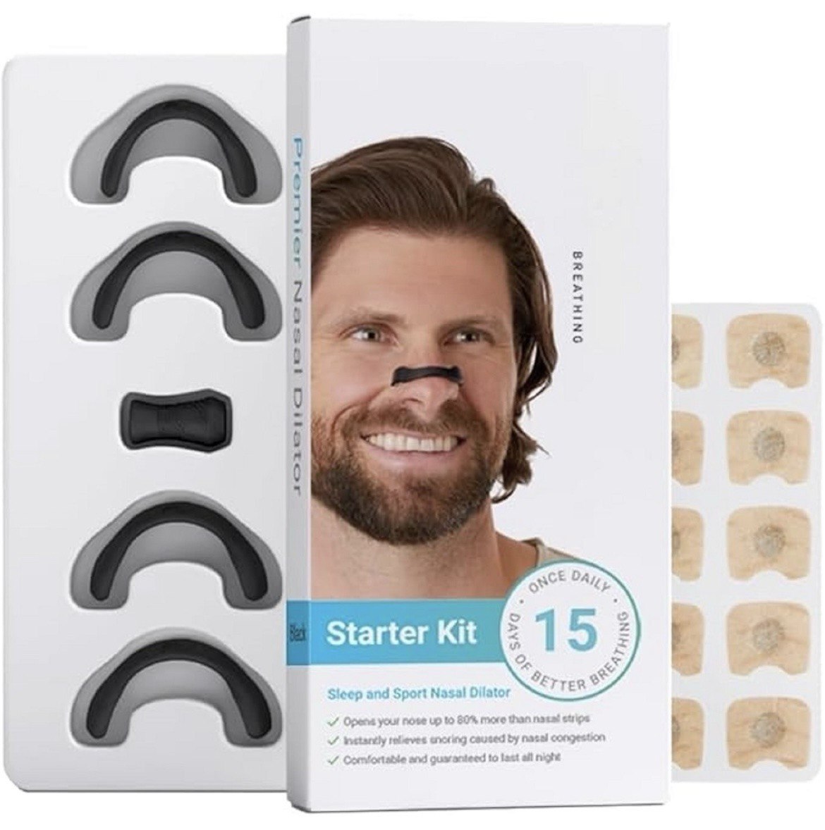 Breathing Magnetic Nasal Strips
