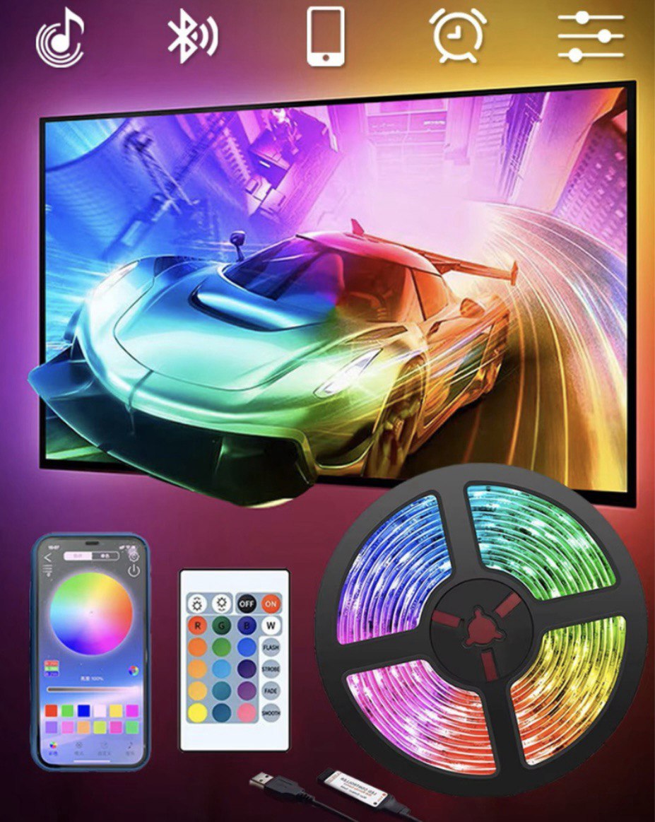 Television Synchronizing LED Light