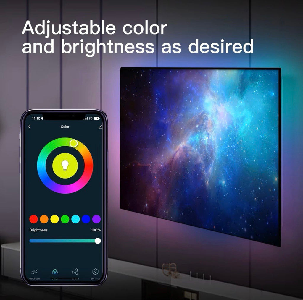 Television Synchronizing LED Light