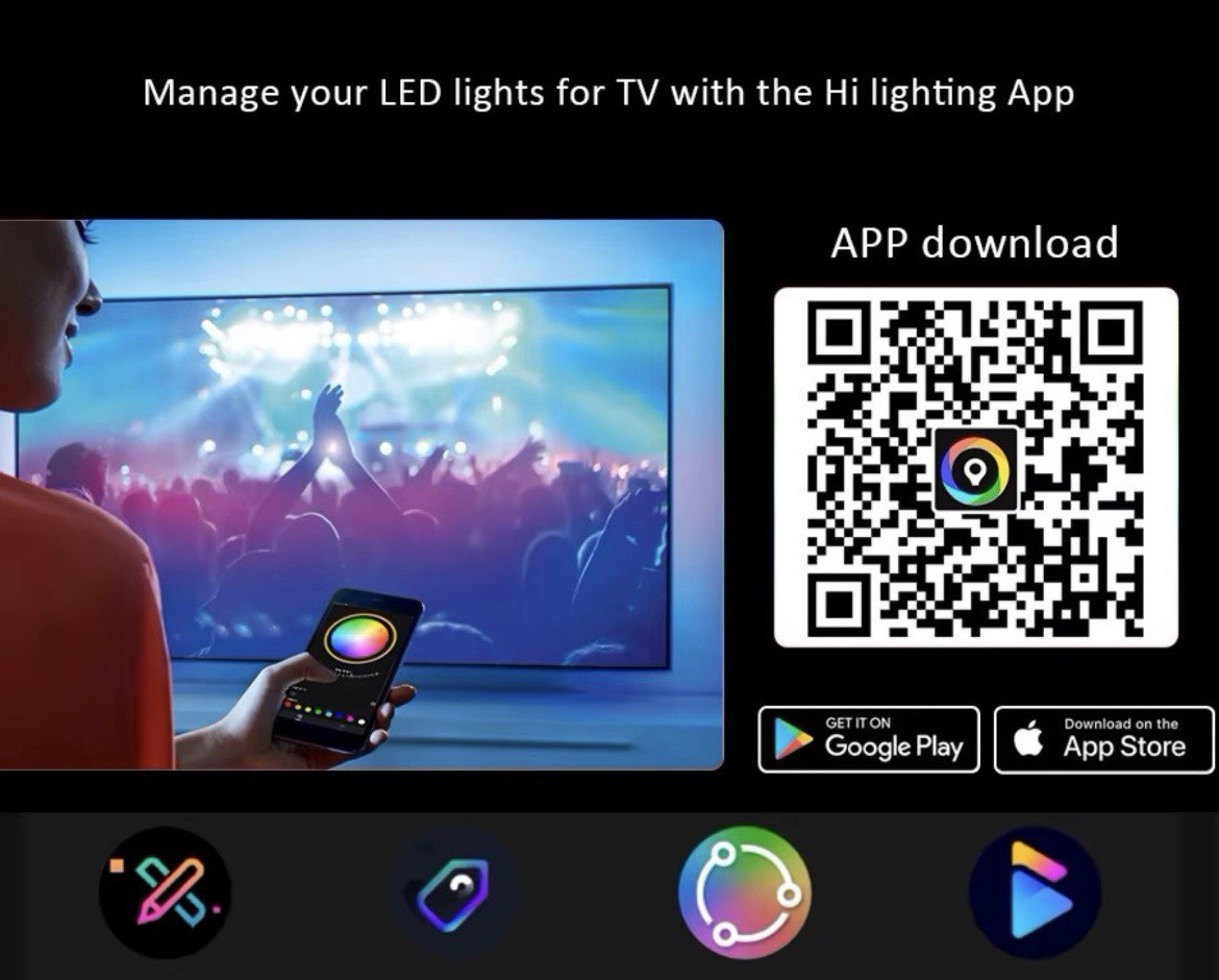 Television Synchronizing LED Light